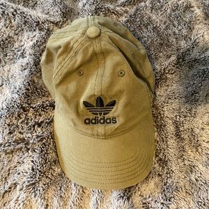 adidas army green baseball cap